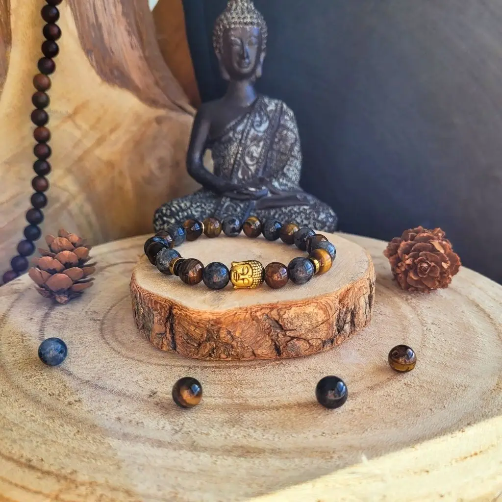 bracelets en pierres naturelles en perles véritables pour le bien-être naturel et holistique grâce aux énergies et aux vertus des pierres. Atelier création fait main artisanat, entreprise française. Lithothérapie